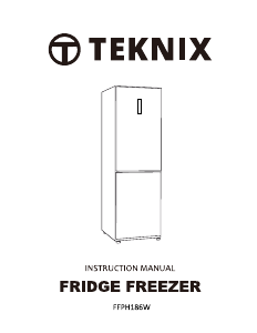 Manual Teknix FFPH186W Fridge-Freezer