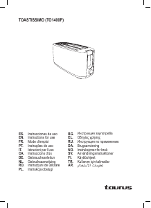Mode d’emploi Taurus Toastissimo Grille pain