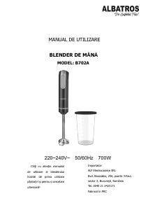 Manual Albatros B702A Blender de mână