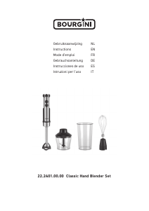 Bedienungsanleitung Bourgini 22.2401.00.00 Classic Stabmixer