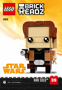 Bruksanvisning Lego set 41608 Brickheadz Han Solo