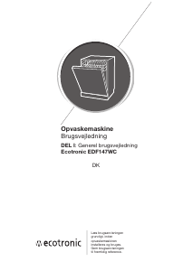 Brugsanvisning Ecotronic EDF147WC Opvaskemaskine