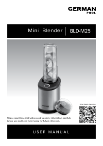 Manual German Pool BLD-M25 Blender