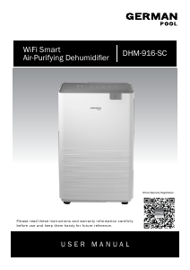 Manual German Pool DHM-916-SC Dehumidifier