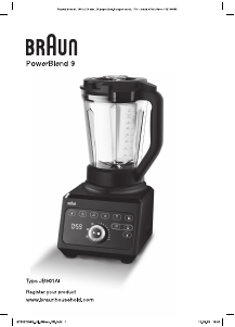 Handleiding Braun JB 9040 BK PowerBlend 9 Blender