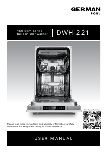 Bruksanvisning German Pool DWH-221 Diskmaskin