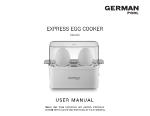 Handleiding German Pool EGG-252 Eierkoker