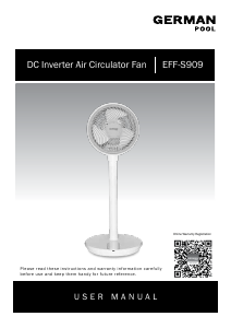 Manual German Pool EFF-S909 Fan