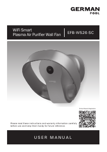 Handleiding German Pool EFB-W526-SC Ventilator