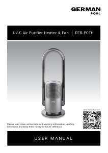 Handleiding German Pool EFB-PCTH Ventilator
