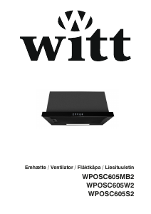Brugsanvisning Witt WPOSC605W2 Emhætte