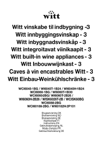 Bruksanvisning Witt WI6045T-1B24 Vinkabinett