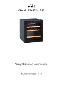 Bruksanvisning Witt EF4352I-1B15 Vinkyl