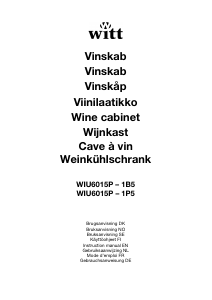 Brugsanvisning Witt WIU6015P-1P5 Vinkøleskab