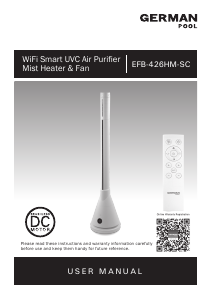 Handleiding German Pool EFB-426HM-SC Ventilator