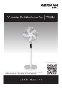 Handleiding German Pool EFF-814 Ventilator