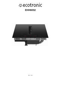 Brugsanvisning Ecotronic EHH6052 Kogesektion