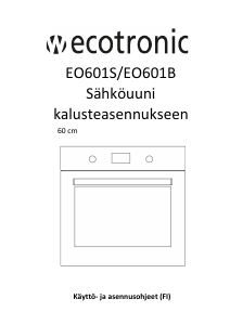 Käyttöohje Ecotronic EO601B Uuni