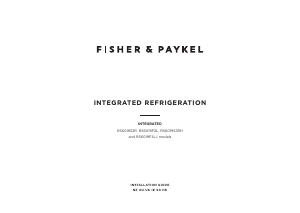 Manual Fisher and Paykel RS6019S3RH1 Refrigerator
