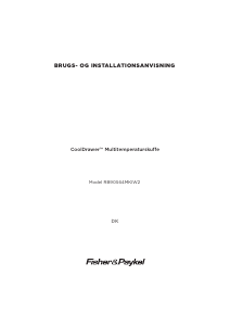 Brugsanvisning Fisher and Paykel RB9064S1 Køleskab