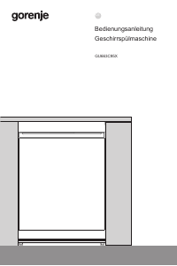 Bedienungsanleitung Gorenje GU663C95X Geschirrspüler