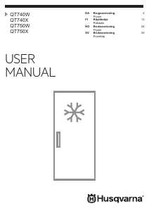 Käyttöohje Husqvarna QT740W Pakastin
