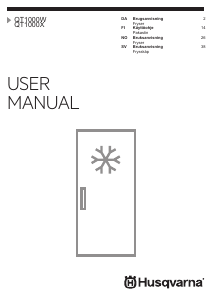 Käyttöohje Husqvarna QT1000X Pakastin