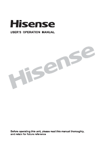 Bruksanvisning Hisense HWFY7514 Tvättmaskin