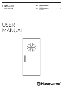 Bruksanvisning Husqvarna QT3461X Frys
