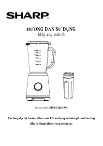 Handleiding Sharp EM-SG1001-WH Blender