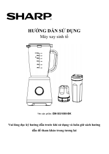 Handleiding Sharp EM-SG1000-BK Blender