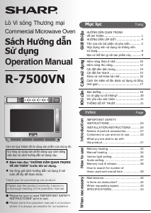 Handleiding Sharp R-7500VN Magnetron