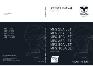 Manual Tohatsu MFS 80A JET Outboard Motor