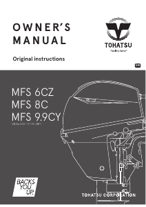 Manual Tohatsu MFS 8C (EU Model) Outboard Motor