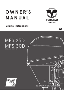 Manual Tohatsu MFS 25D (EU Model) Outboard Motor