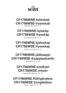 Mode d’emploi Witt CR17S6WSE Réfrigérateur