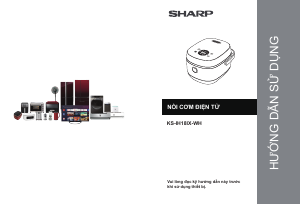Manual Sharp KS-IH18IX-WH Rice Cooker