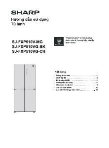 Handleiding Sharp SJ-FXP510VG-BK Koelkast