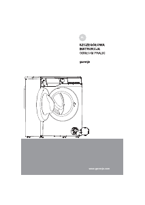 Instrukcja Gorenje WNHAI84APS/PL Pralka