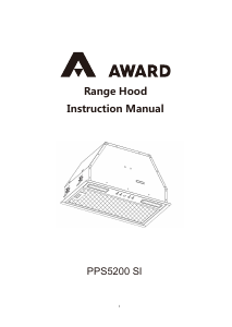 Bruksanvisning Award PPS5200/1-SI Köksfläkt