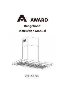 Bruksanvisning Award CS110-SSI Köksfläkt
