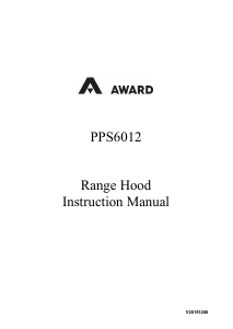 Manual Award PPS6012/1 Cooker Hood