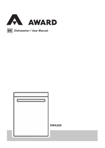 Bruksanvisning Award DWA26S Diskmaskin