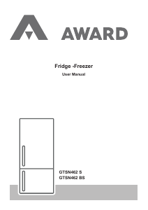 Bruksanvisning Award GTSN462BS Kyl-frys