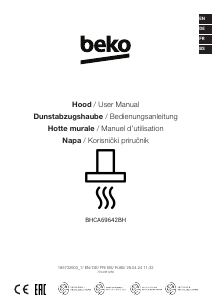 Bedienungsanleitung BEKO BHCA69642BH Dunstabzugshaube