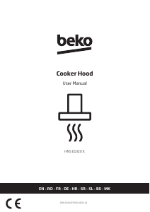 Прирачник BEKO HNS61320X Кујнски аспиратор