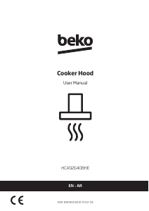 Bruksanvisning BEKO HCA92640BHE Köksfläkt