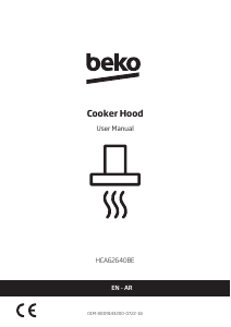 Manual BEKO HCA62640BE Cooker Hood