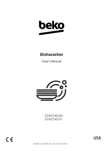 Manual BEKO DDN25402W Dishwasher