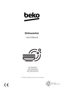 Bruksanvisning BEKO DIT39434C2 Diskmaskin